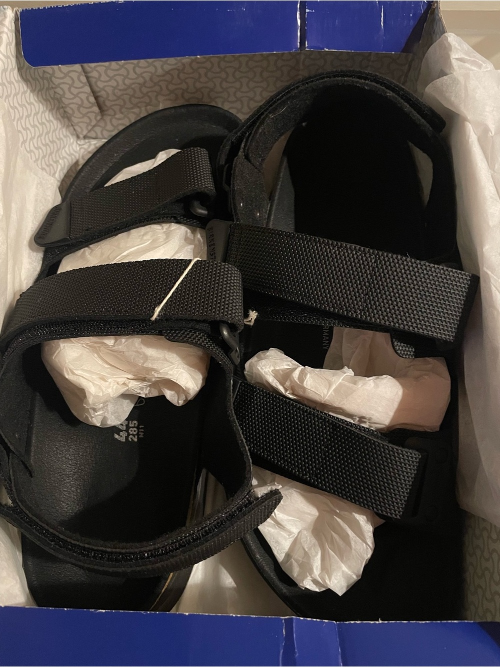 Birkenstock Black Adjustable Strap Sport Sandals